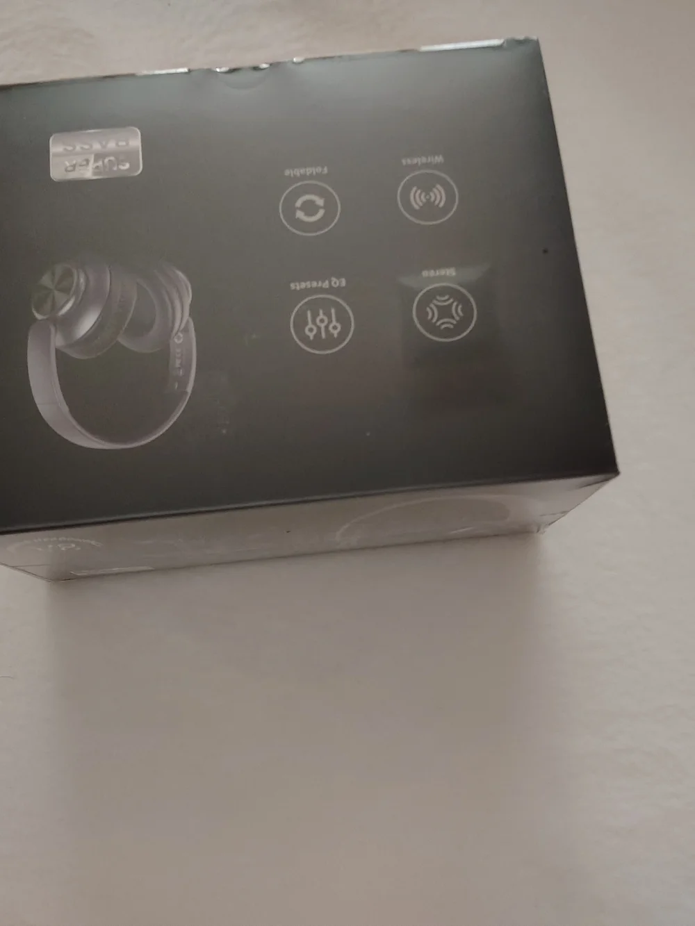 Unopened Wireless Foldable Headphones Bluetooth- Black